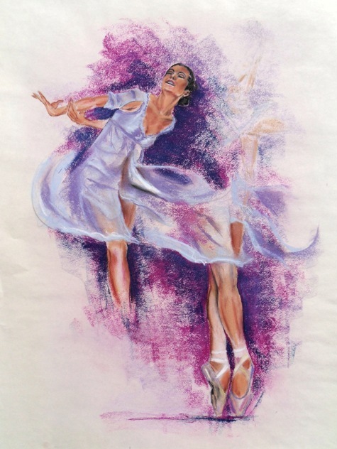 Ballerina, Pastellbilder